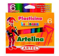 Plasticina Artelina 6 colores